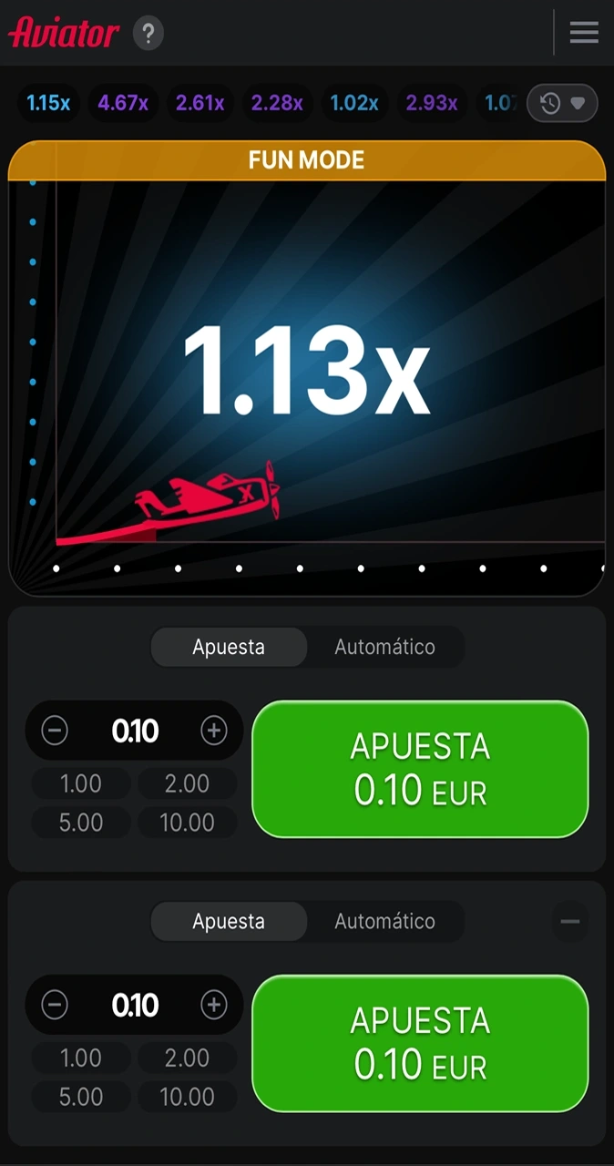 Aviador-pelin kierroksen alku Locowinissa.